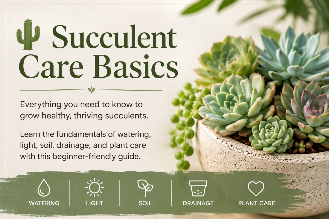 Succulent Care Basics